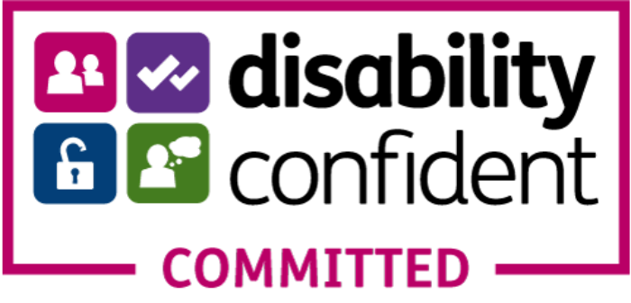 Disability confident committed employer logo